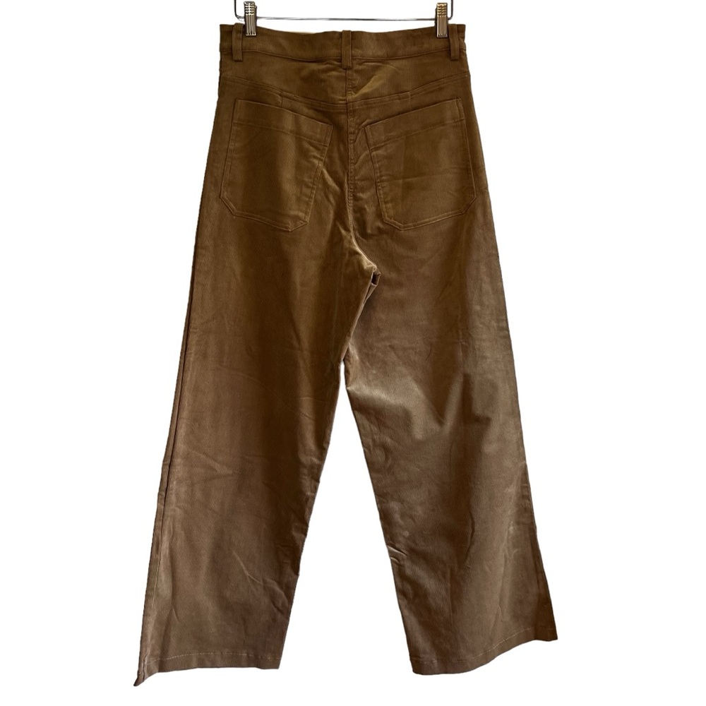 Smash & Tess tan corduroy wide leg high waist pants size L excellent condition - Picture 8 of 11